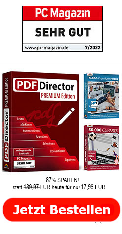 87% SPAREN! - PDF Director Premium inklusive Foto-& Clipart-Sammlung